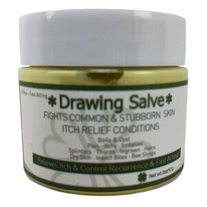Drawing Salve Fights Common & Stubborn Skin Itch Relief Conditions 2oz
